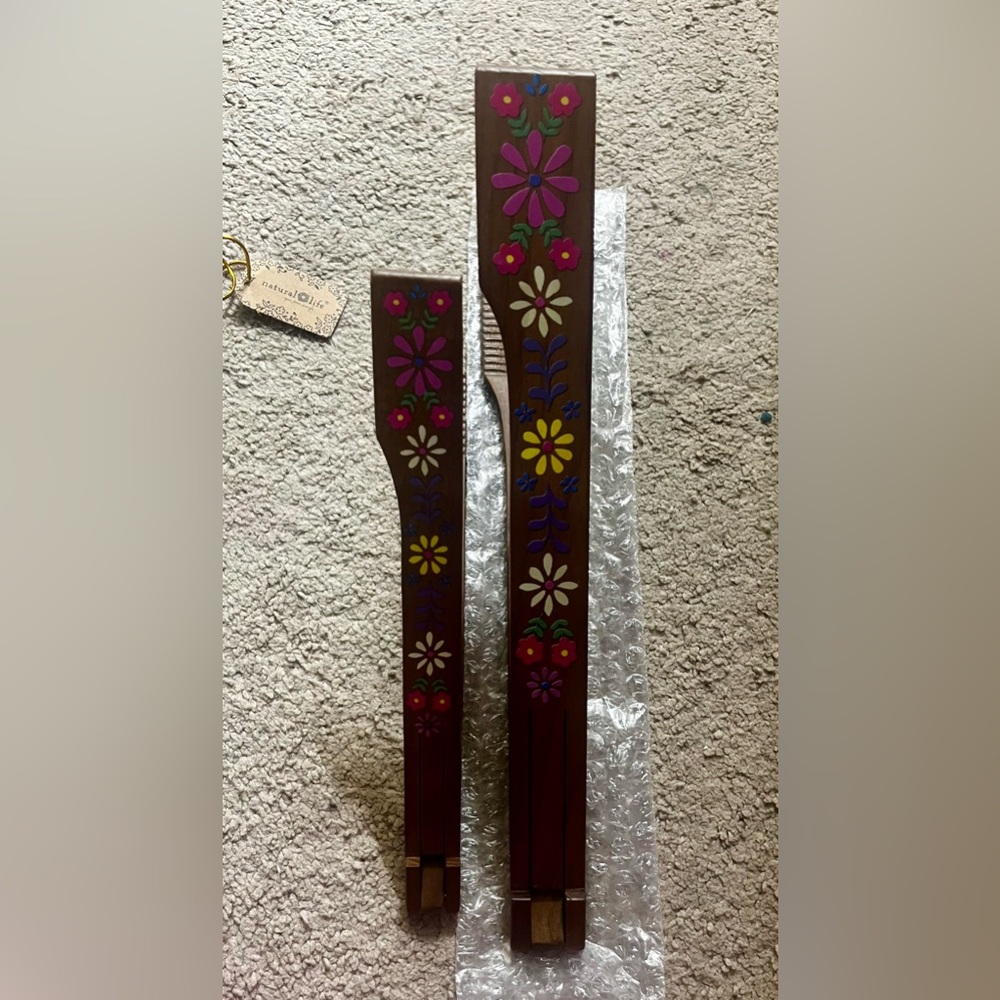 NEW set of 2 decorative tongs from Natural Life